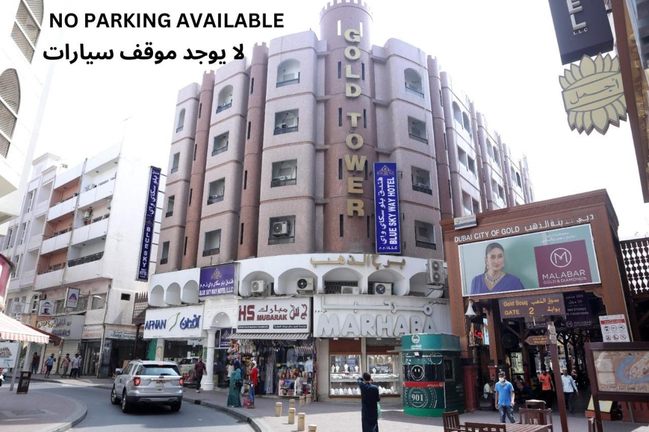 Blue Sky Way Hotel - Gold Tower Building Dubai Exterior foto